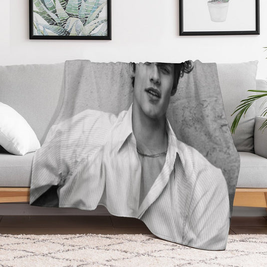 Louis Partridge Throw Blanket