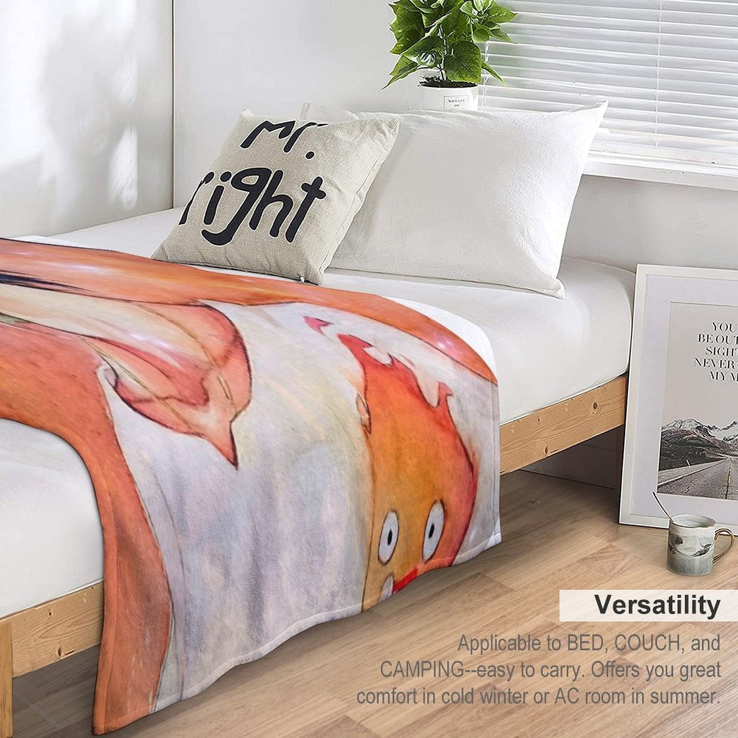 Howl's Moving Castel Throw Blanket