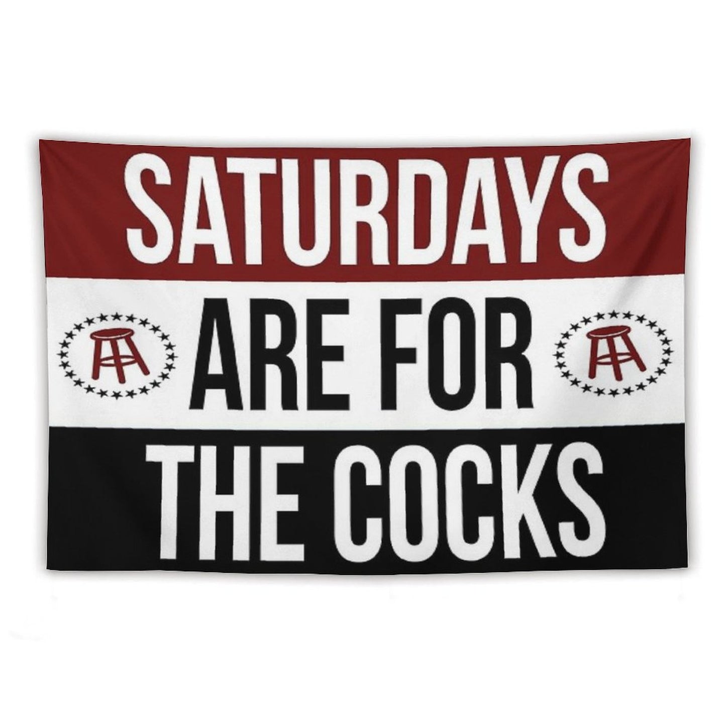 Saturdays Are for The Cocks Tapestry