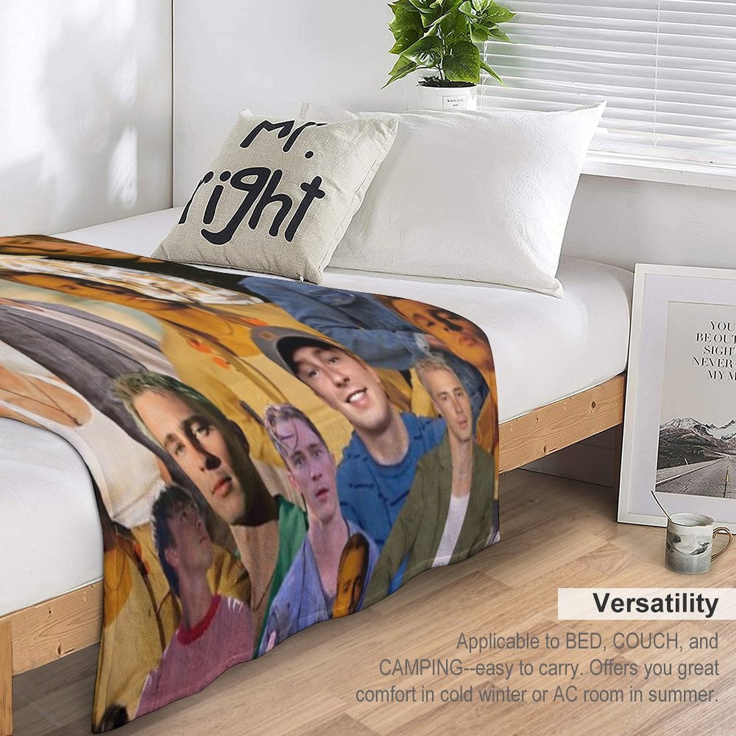 Drew Starkey Photo Collage Throw Blanket