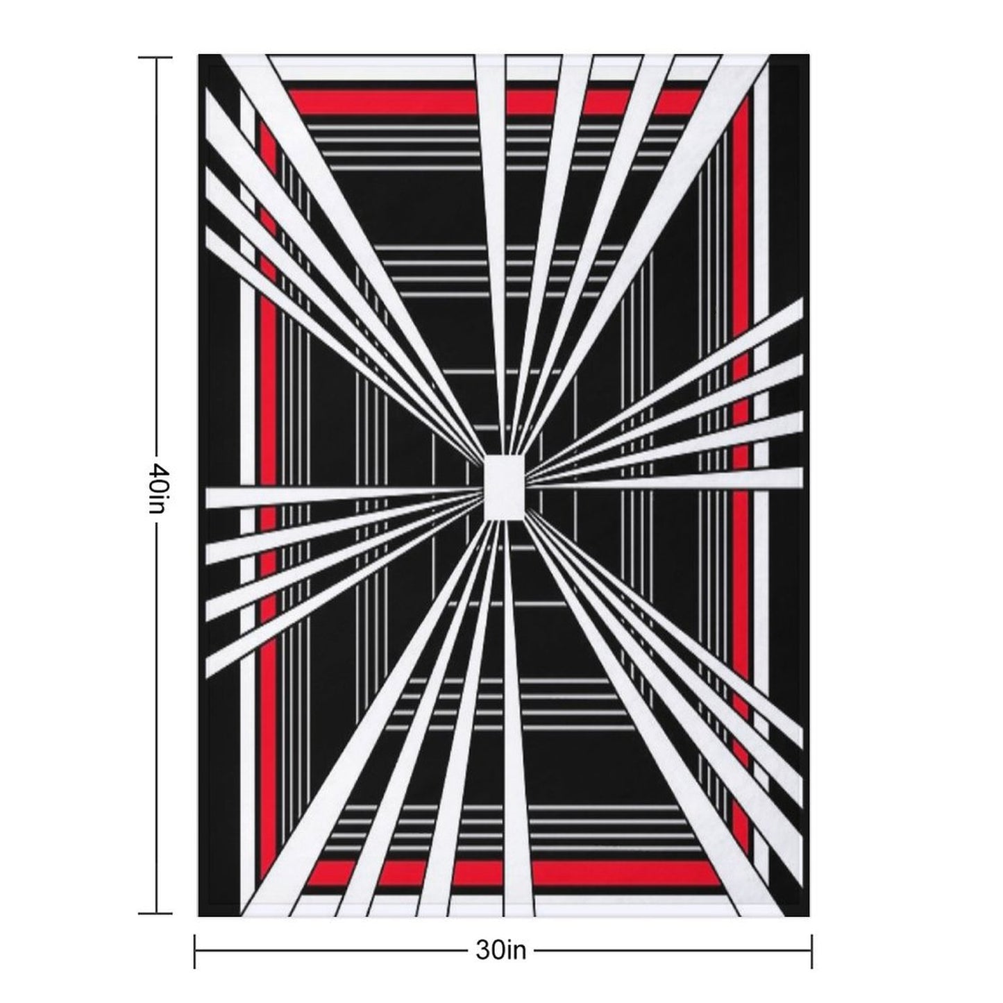 Tesla Plaid Mode Throw Blanket