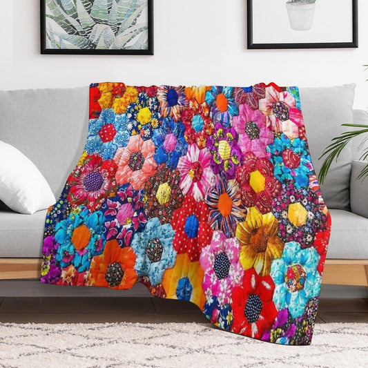 Patchwork Throw Blanket