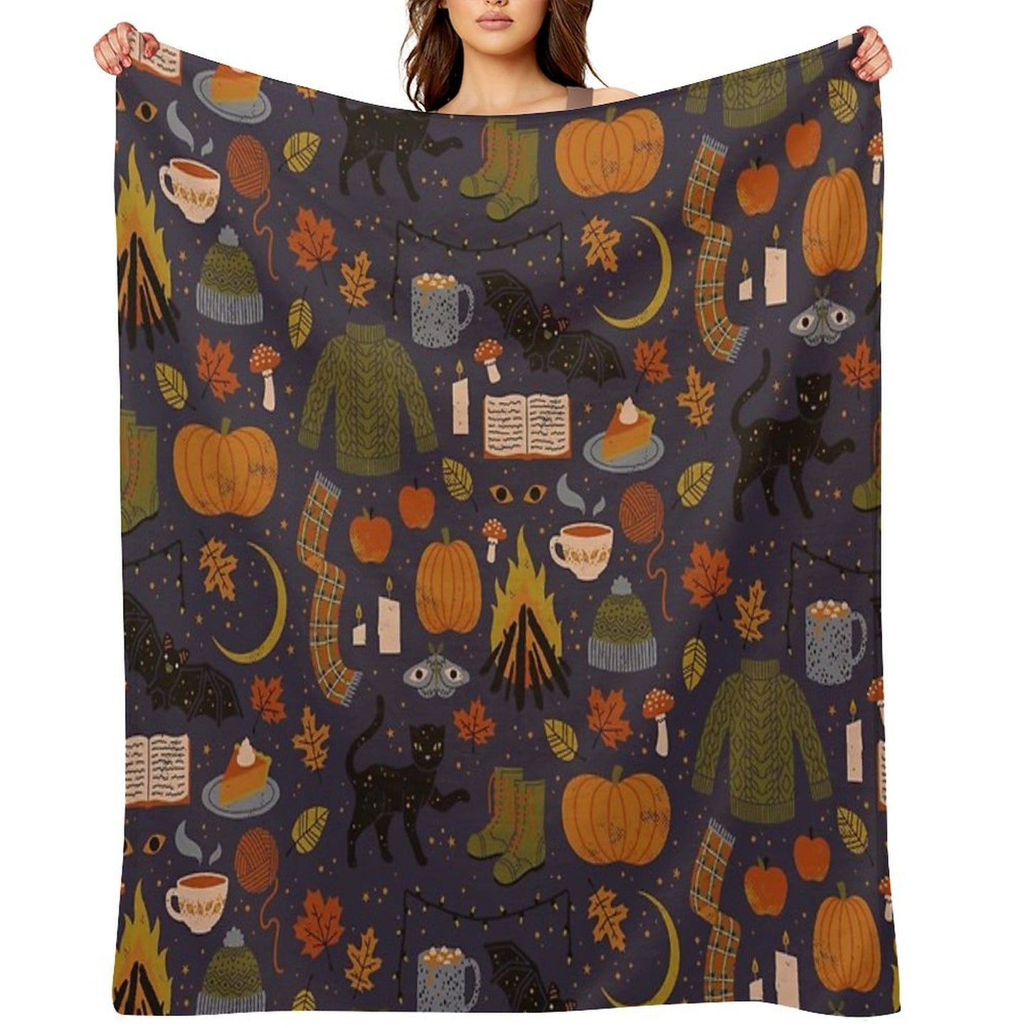 Autumn Nights Throw Blanket