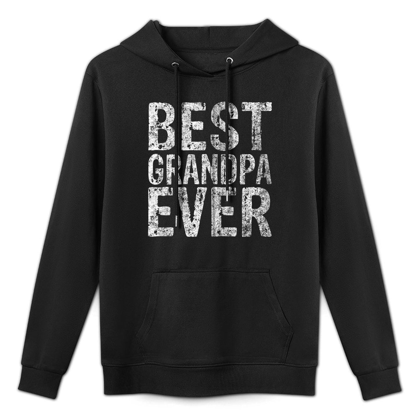 Funny Christmas Fathers Day Best Grandpa Ever Zip Customizable Surface Hoodie