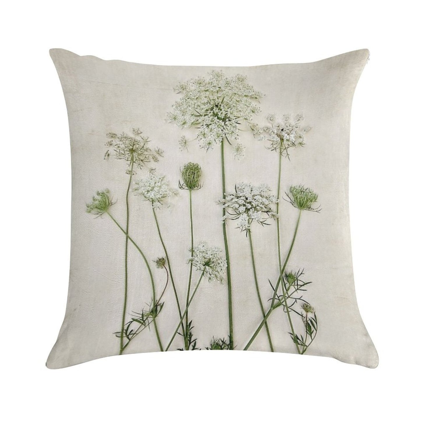 Queen Anne's Lace Soft Durable Construction Throw Pillow