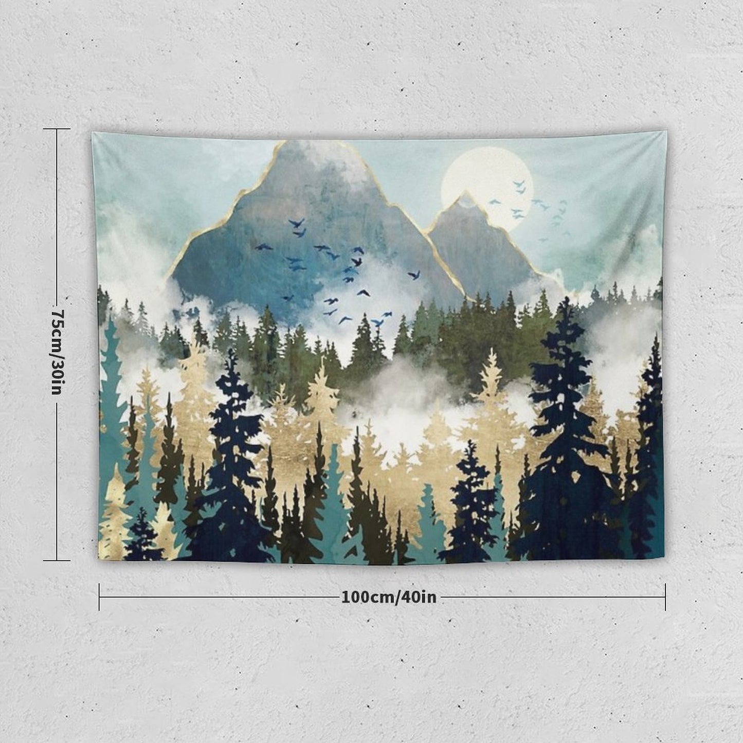 Misty Pines Tapestry
