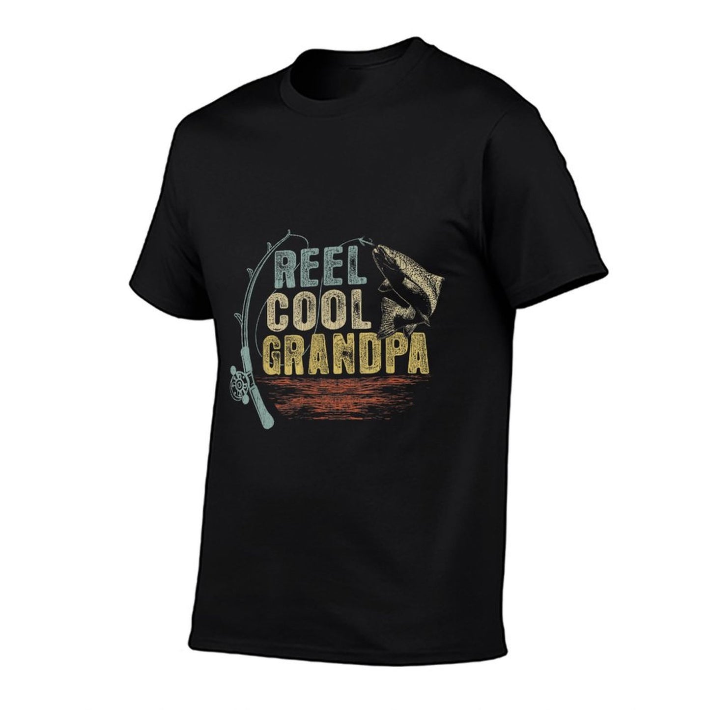 Funny Fishing Vintage Reel Cool Grandpa T-Shirt