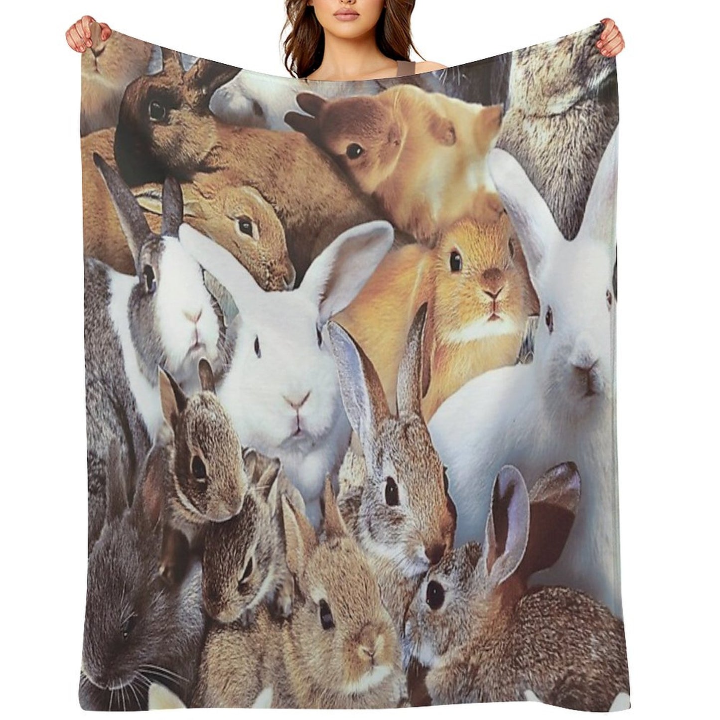 Rabbits Throw Blanket