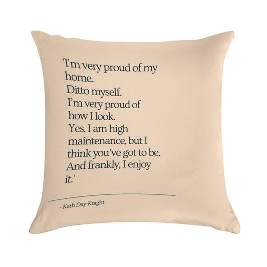 High Maintenance - Kath And Kim Soft Anti-Pilling Throw Pillow