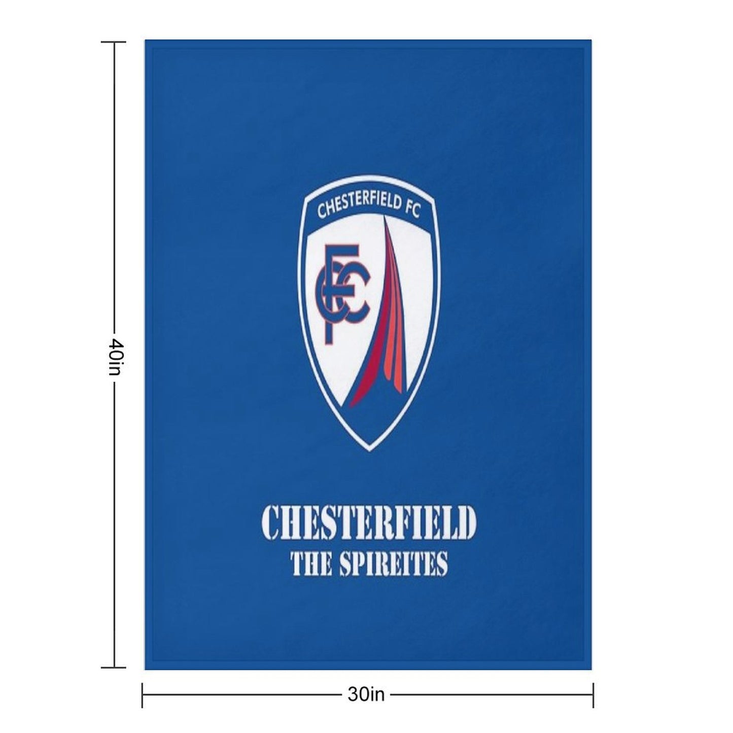 CHESTERFIELD FC Throw Blanket