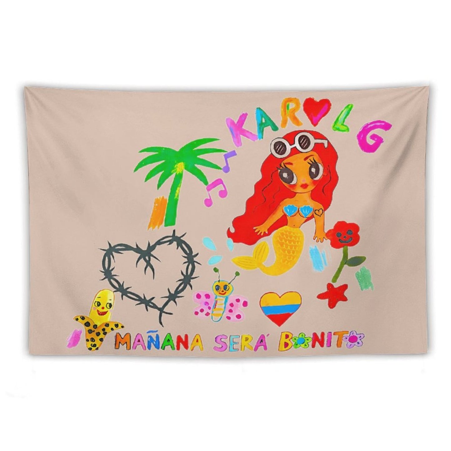 Manana Sera Bonito KAROL Merch G Tapestry
