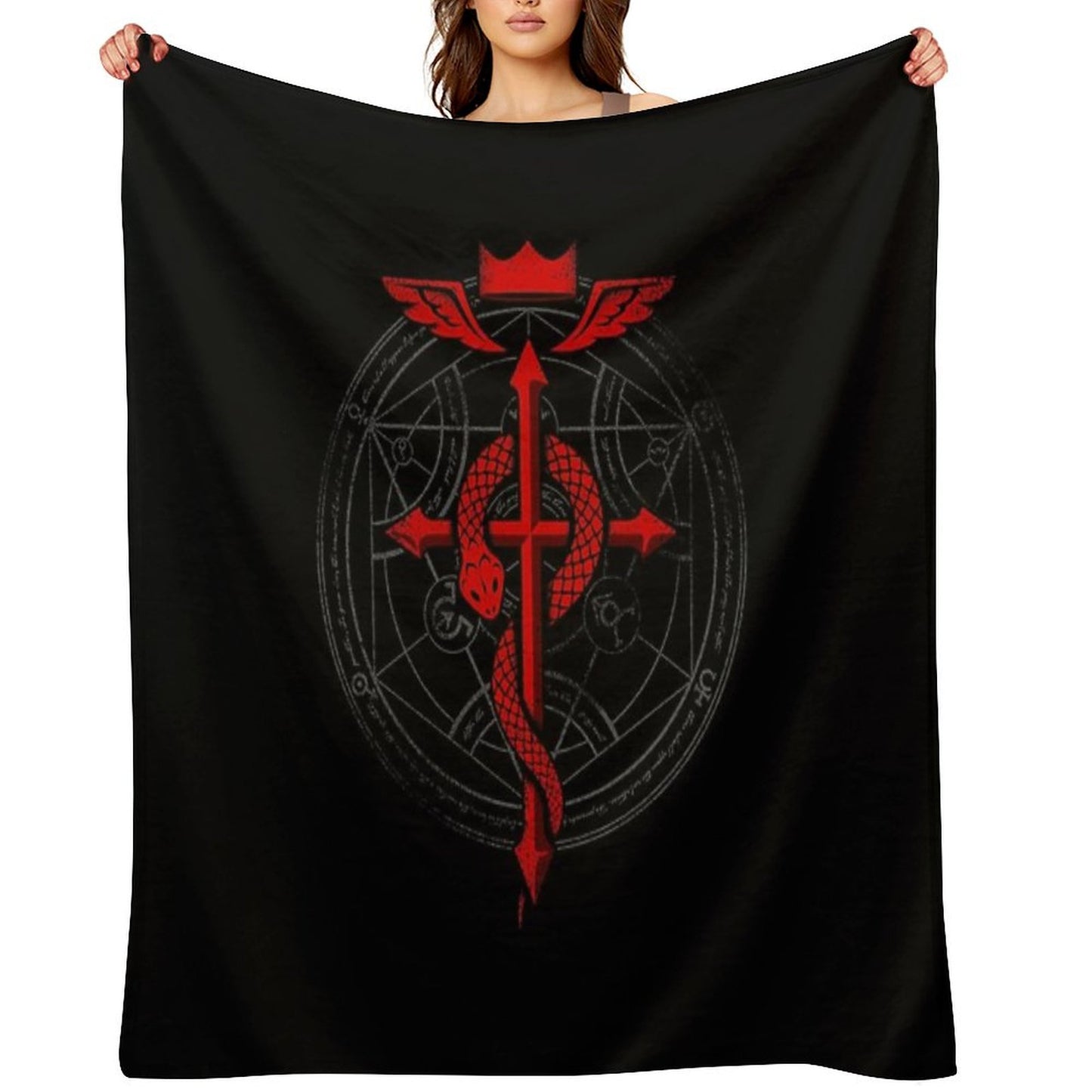 Alchemist Flamel Throw Blanket