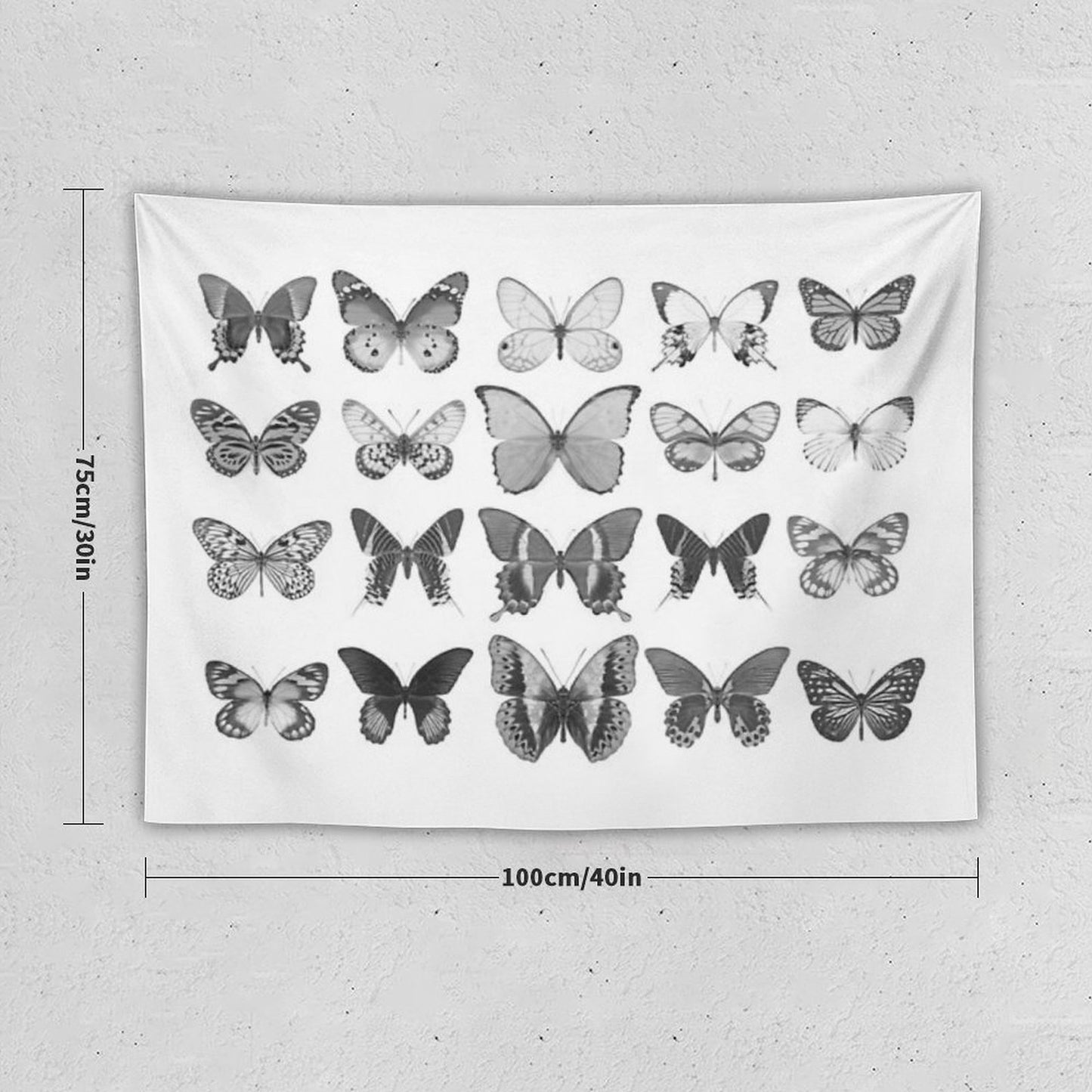 Mono Butterfly Collection Tapestry
