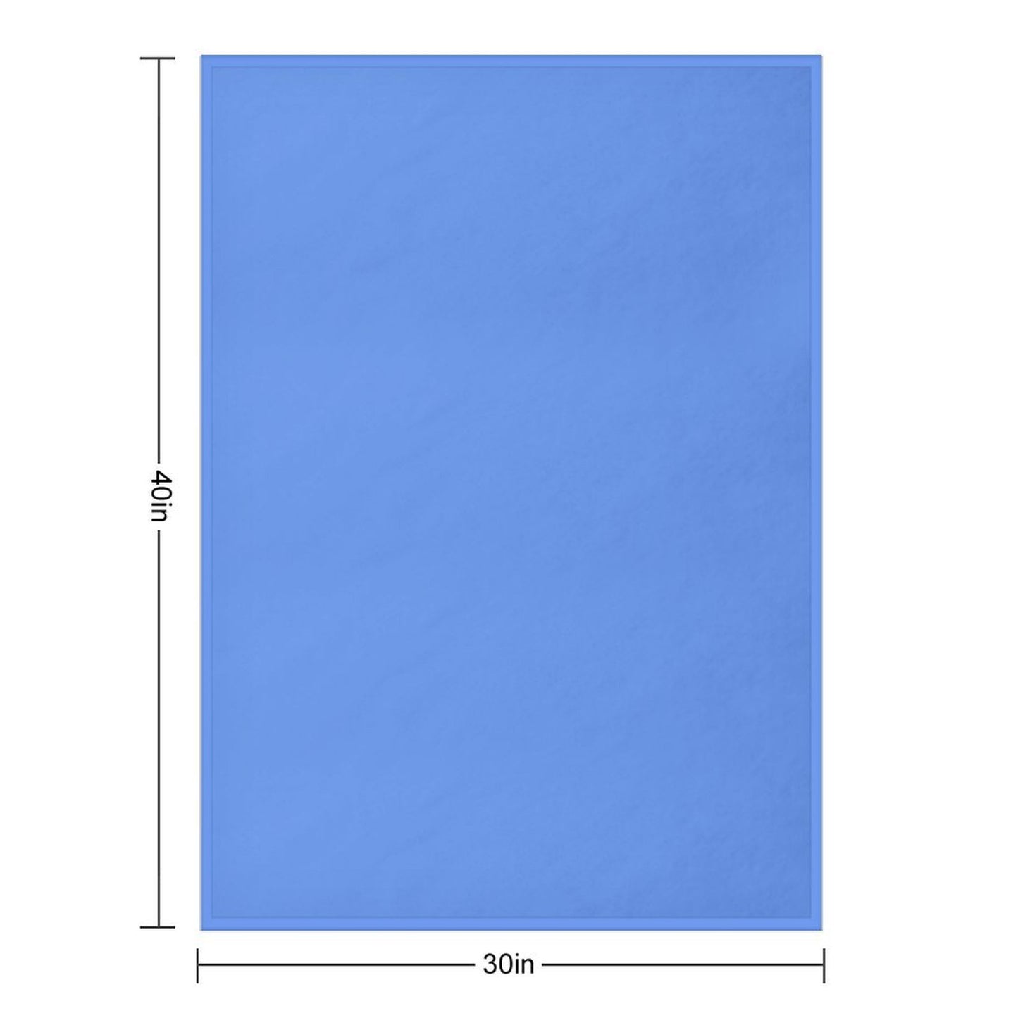 Cornflower Blue Throw Blanket