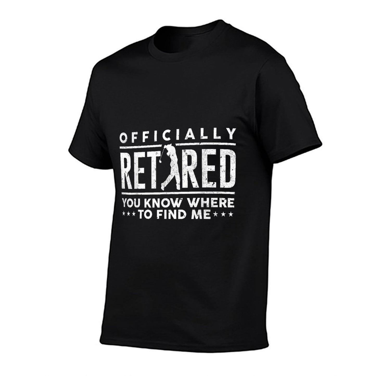 Officially Retired Gifts Golf Dad Golfing Retirement Golfer T-Shirt