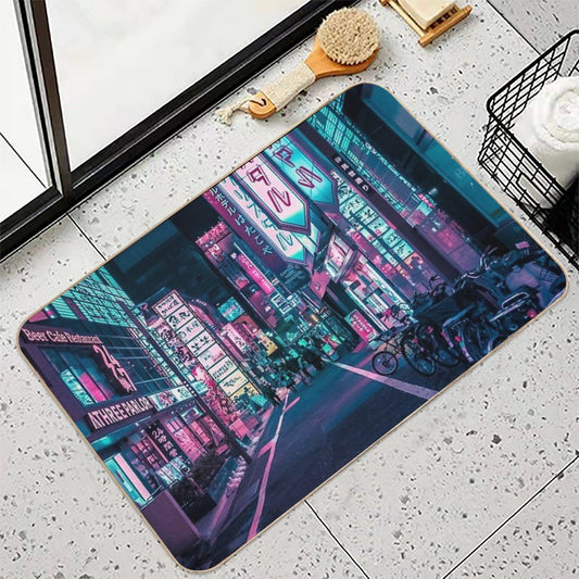 Tokyo - A Neon Wonderland Bath Mat