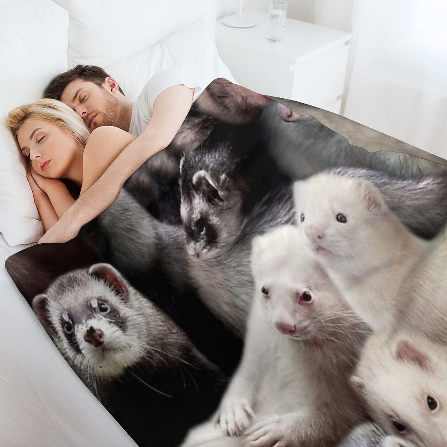 Ferrets Throw Blanket