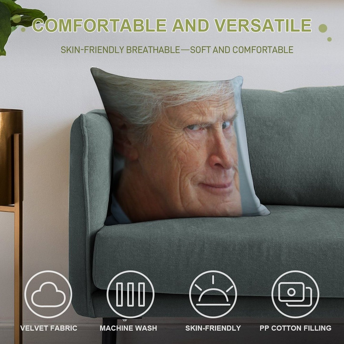 Dateline Keith Morrison - Really Soft Style Accent Throw Pillow