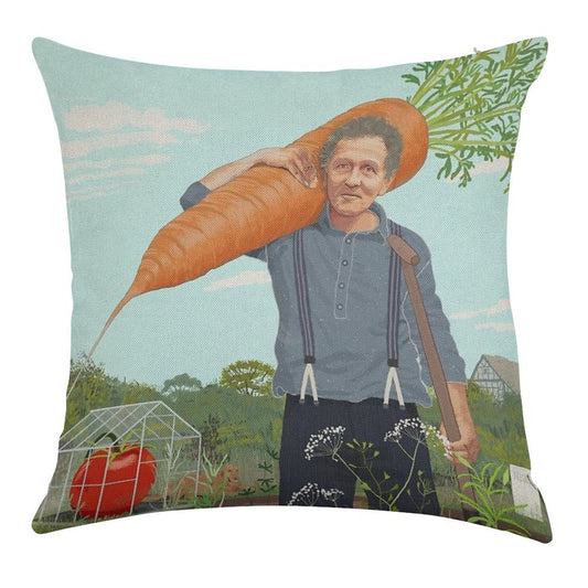 Monty Don Linen Throw Pillow Cover