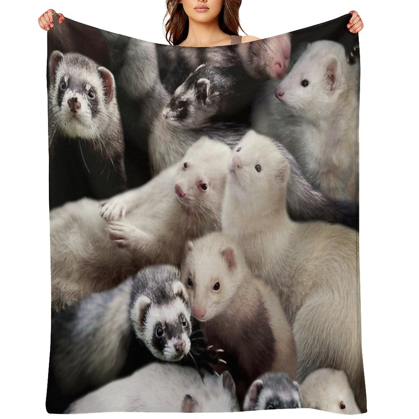 Ferrets Throw Blanket