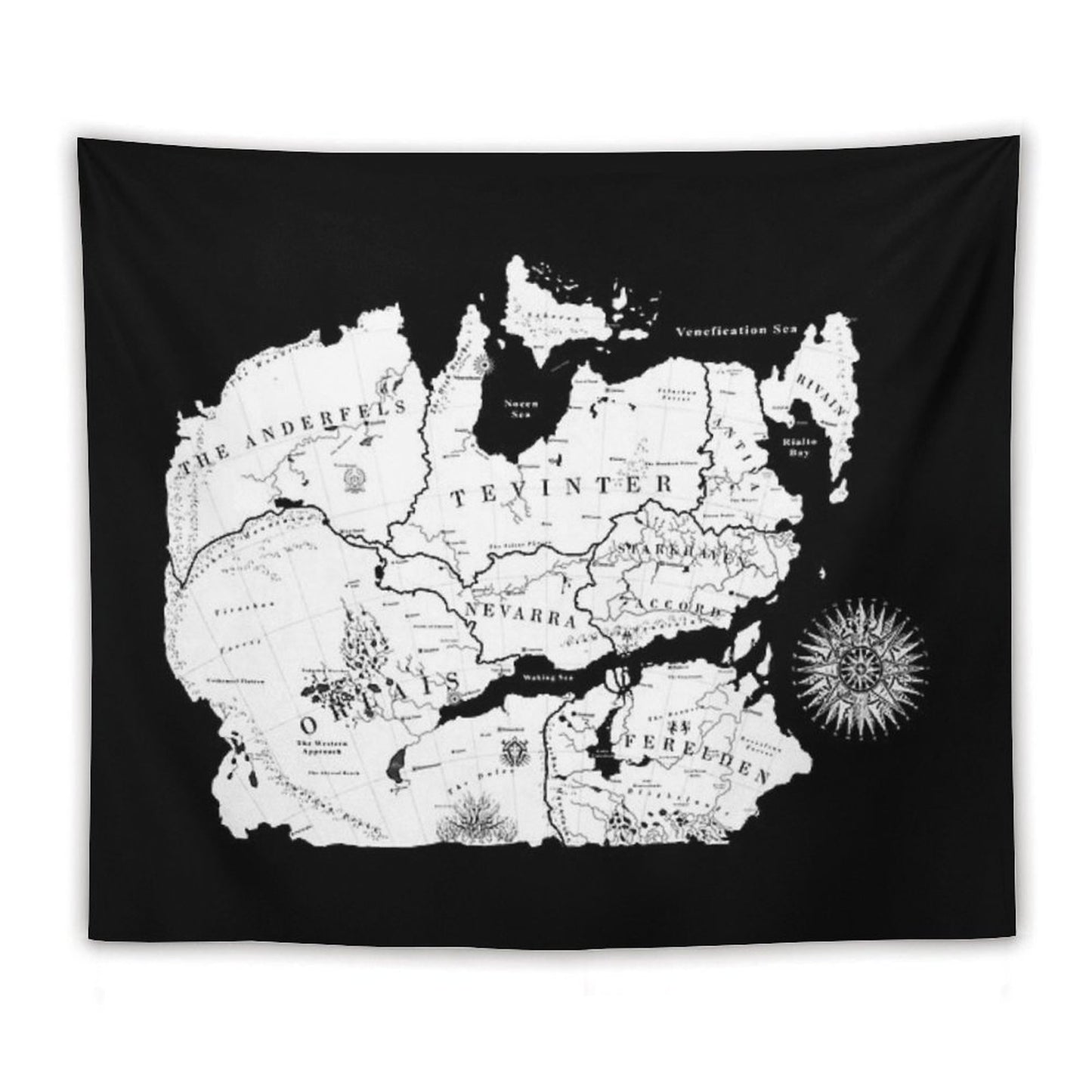 Thedas Map Tapestry