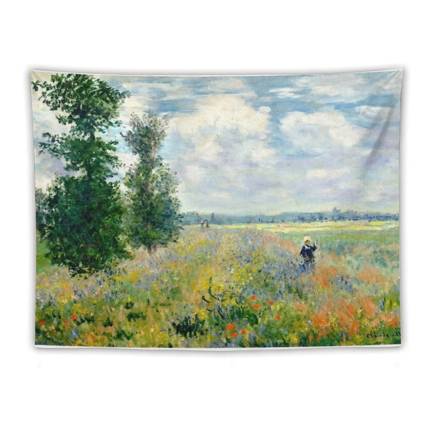 Fields of Poppies Claude Monet Tapestry