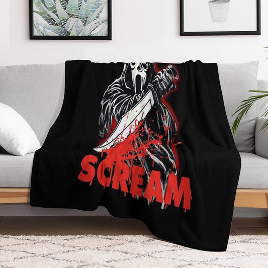 Scream Movie Throw Blanket