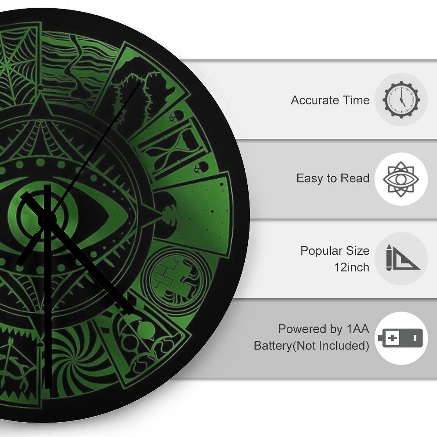 15 Fears Wheel Wall Clock
