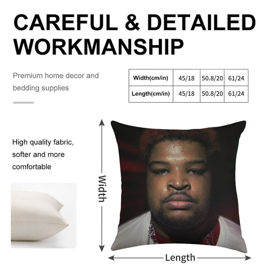 Mario Judah Rage Pillow Linen Throw Pillow Cover
