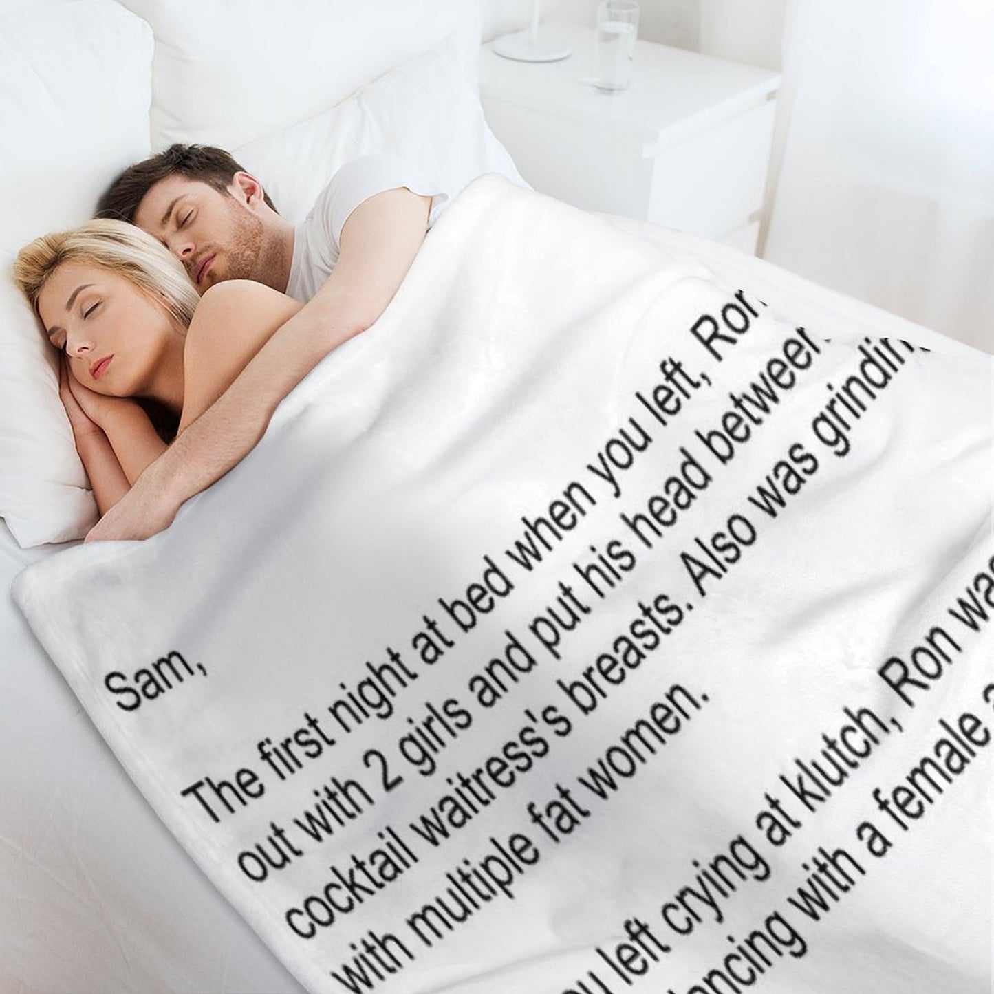 The Note Throw Blanket