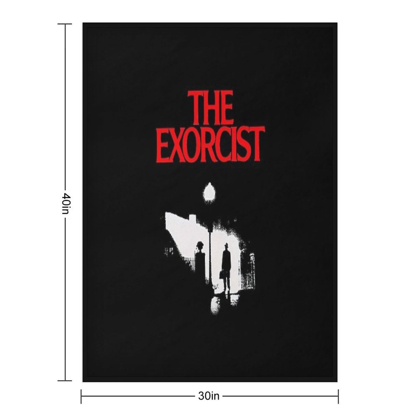 The Exorcist T-Shirt Throw Blanket