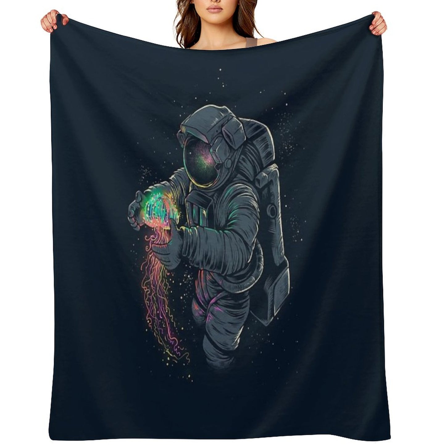 Jellyspace Throw Blanket