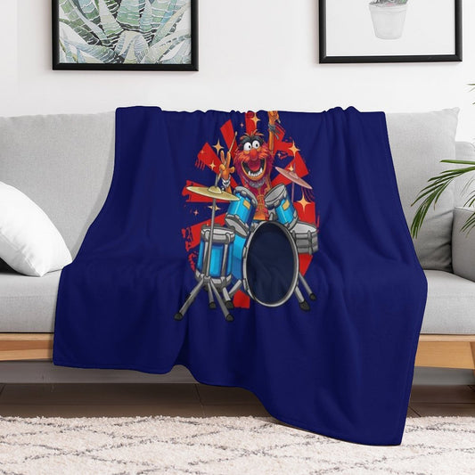 ANIMAL DRUMMER THE MUPPETS SHOW Throw Blanket