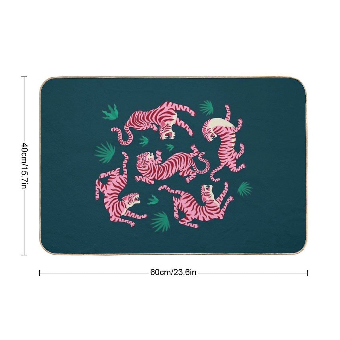 Night Race Pink Tiger Edition Bath Mat