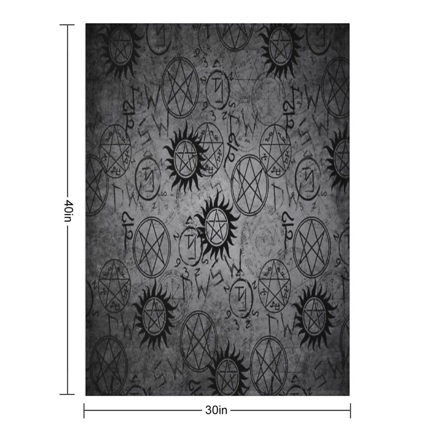 Supernatural Grey Throw Blanket