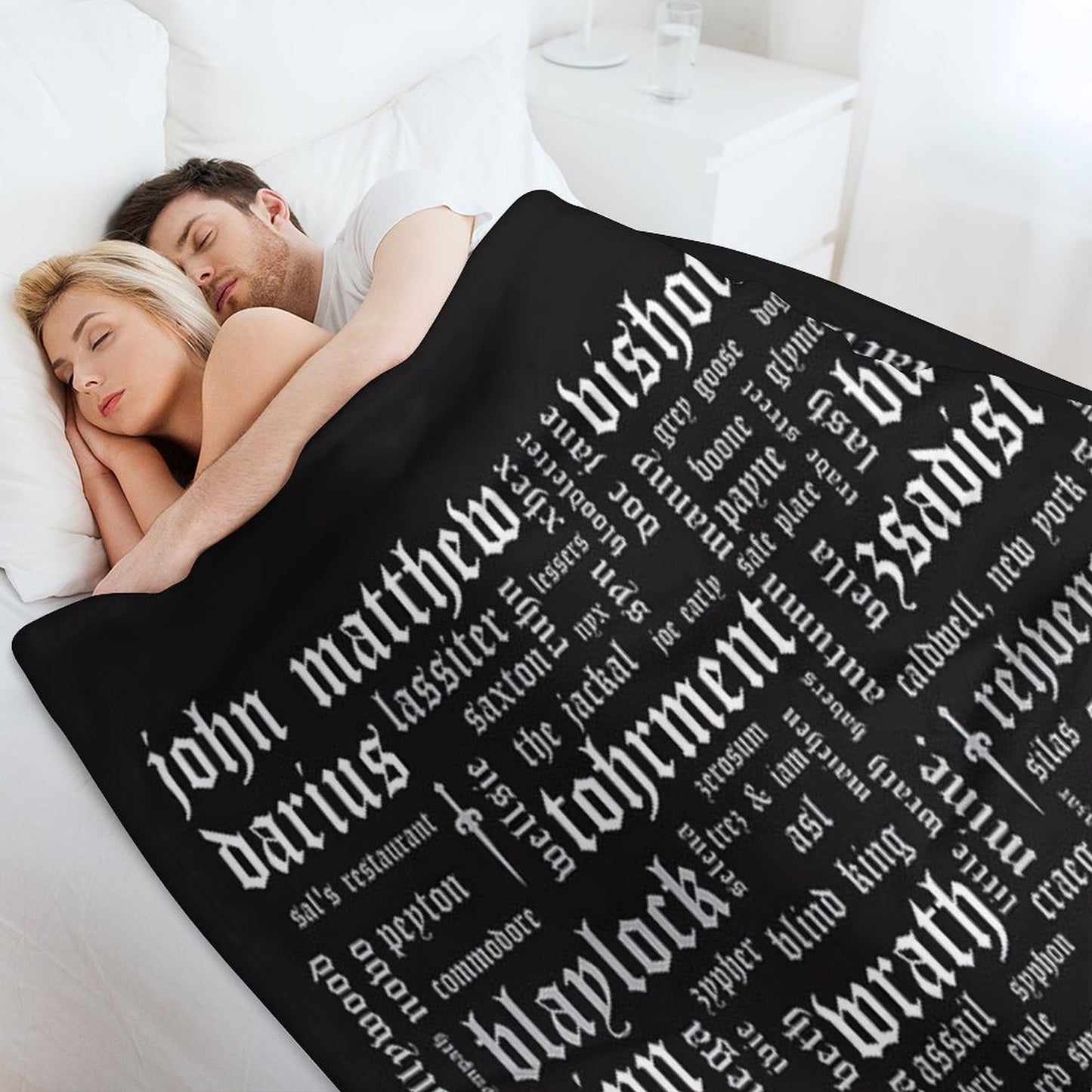 BDB Word Cloud Landscape - Updated Throw Blanket