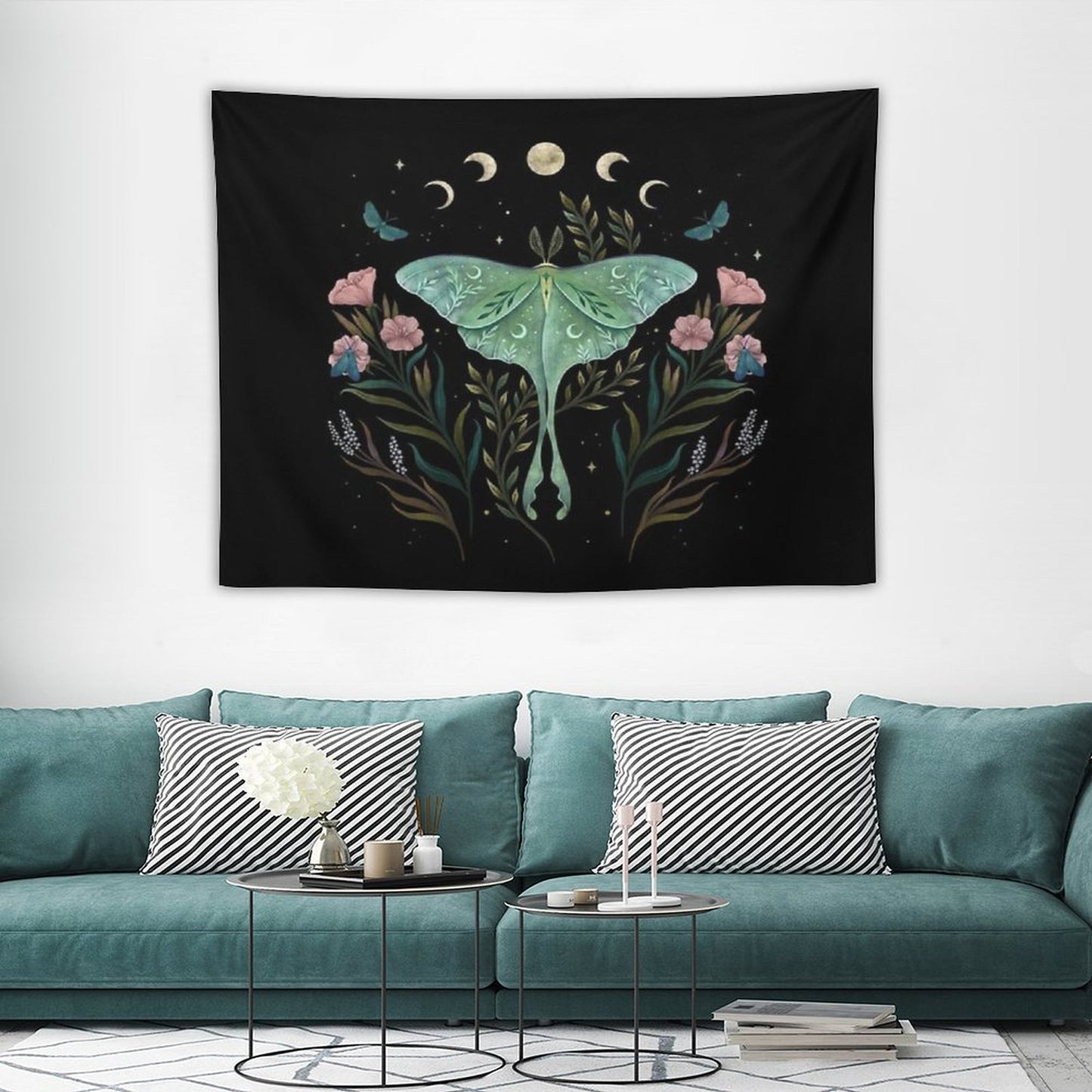 Luna And Forester Tapestry
