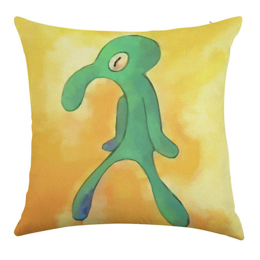 High Res Bold And Brash Repaint Linen Throw Pillow Cover