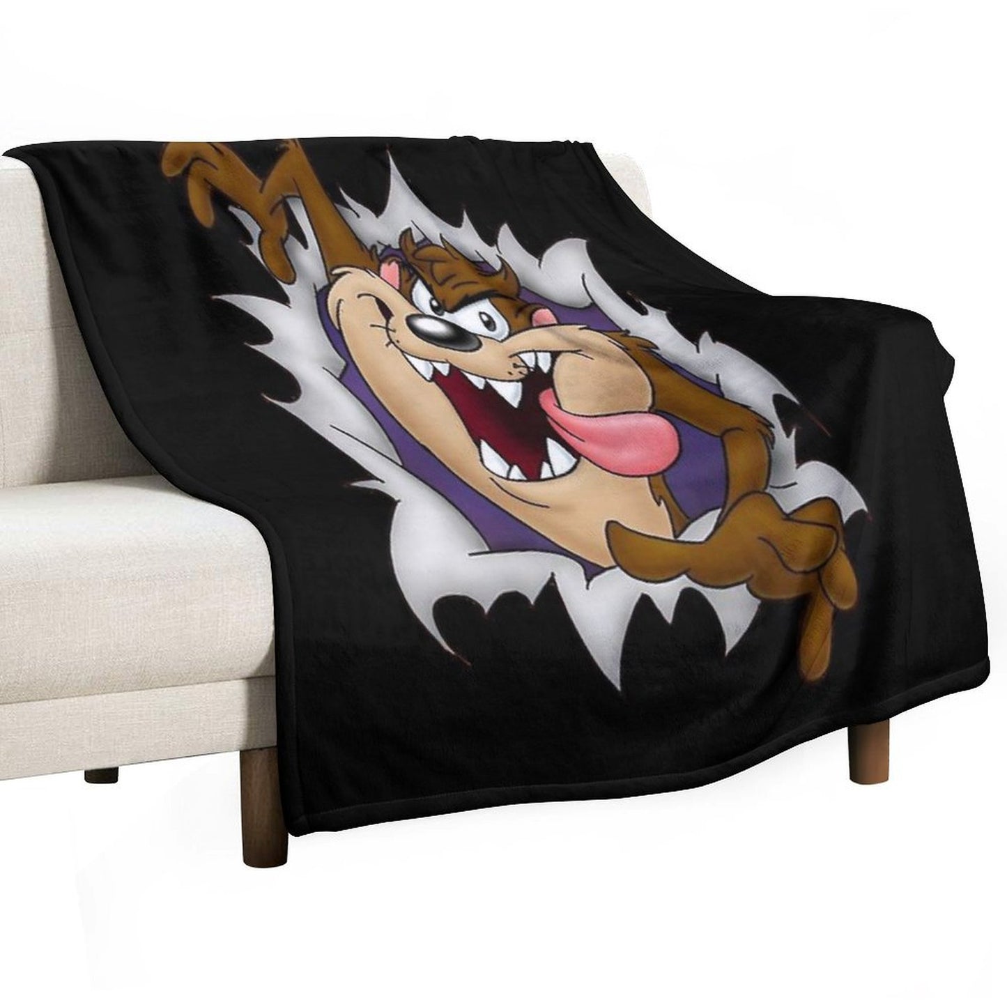 Tasmanian Devil Throw Blanket
