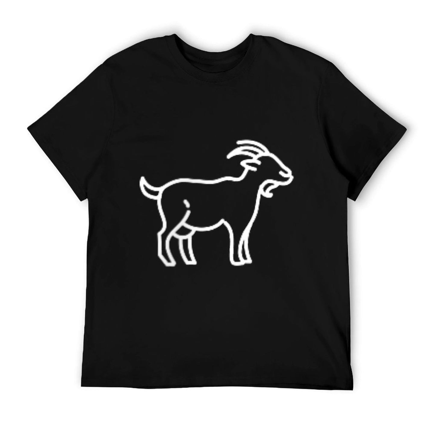 The Pocket Patch Badge Apparel Co. Goat Animal Badge Patch Line Art Icon Outline Gift T-Shirt