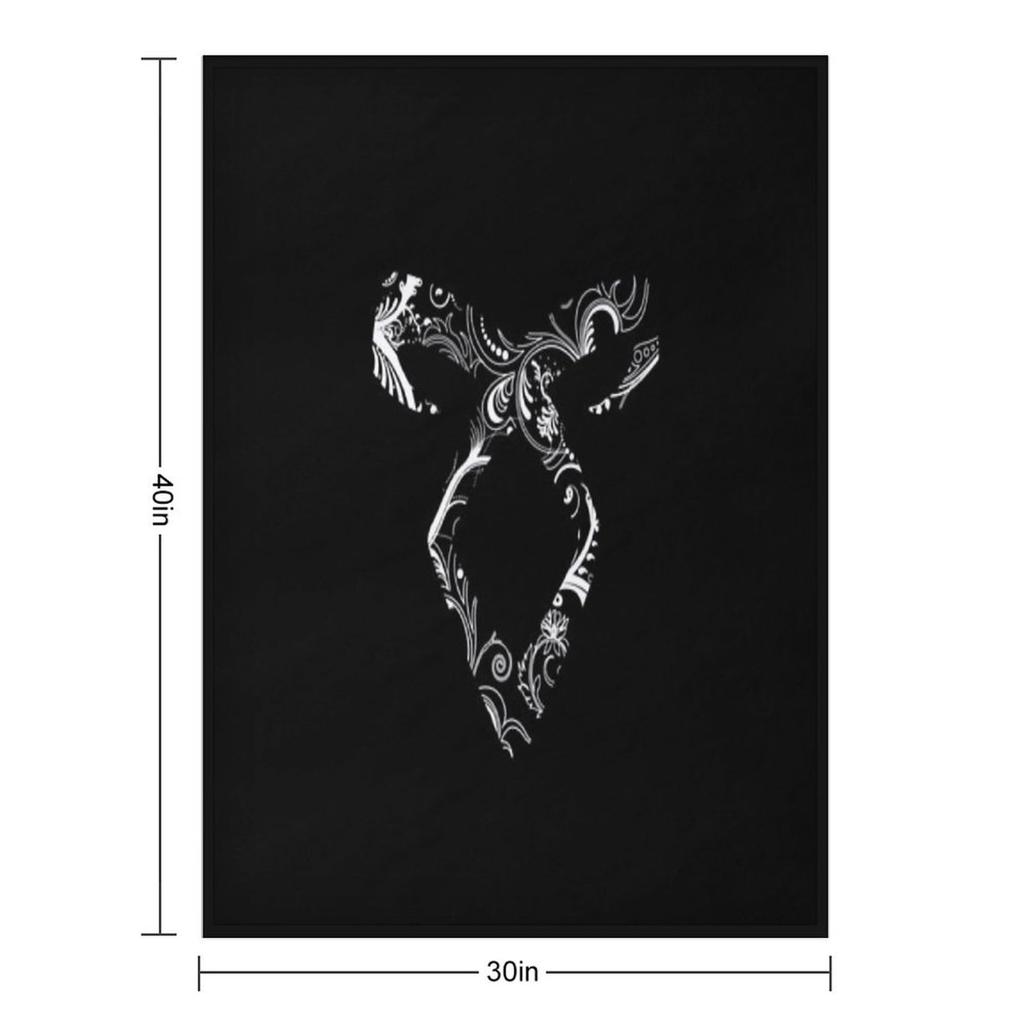 Shadowhunters Rune - Angelic Power Rune (floral Decorations - White) Malec Mundane Parabatai Alec, Magnus, Clary, Jace, Throw Blanket