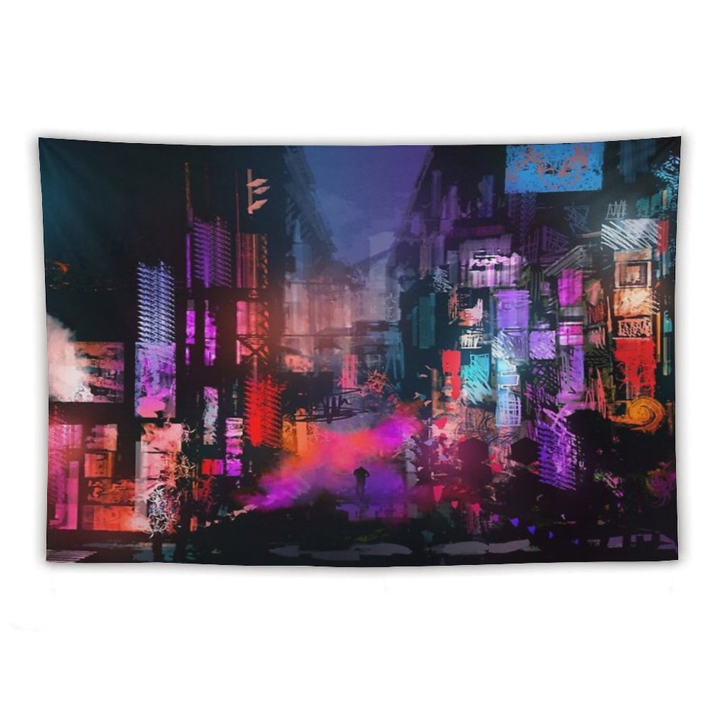 Unleashed at Night Tapestry