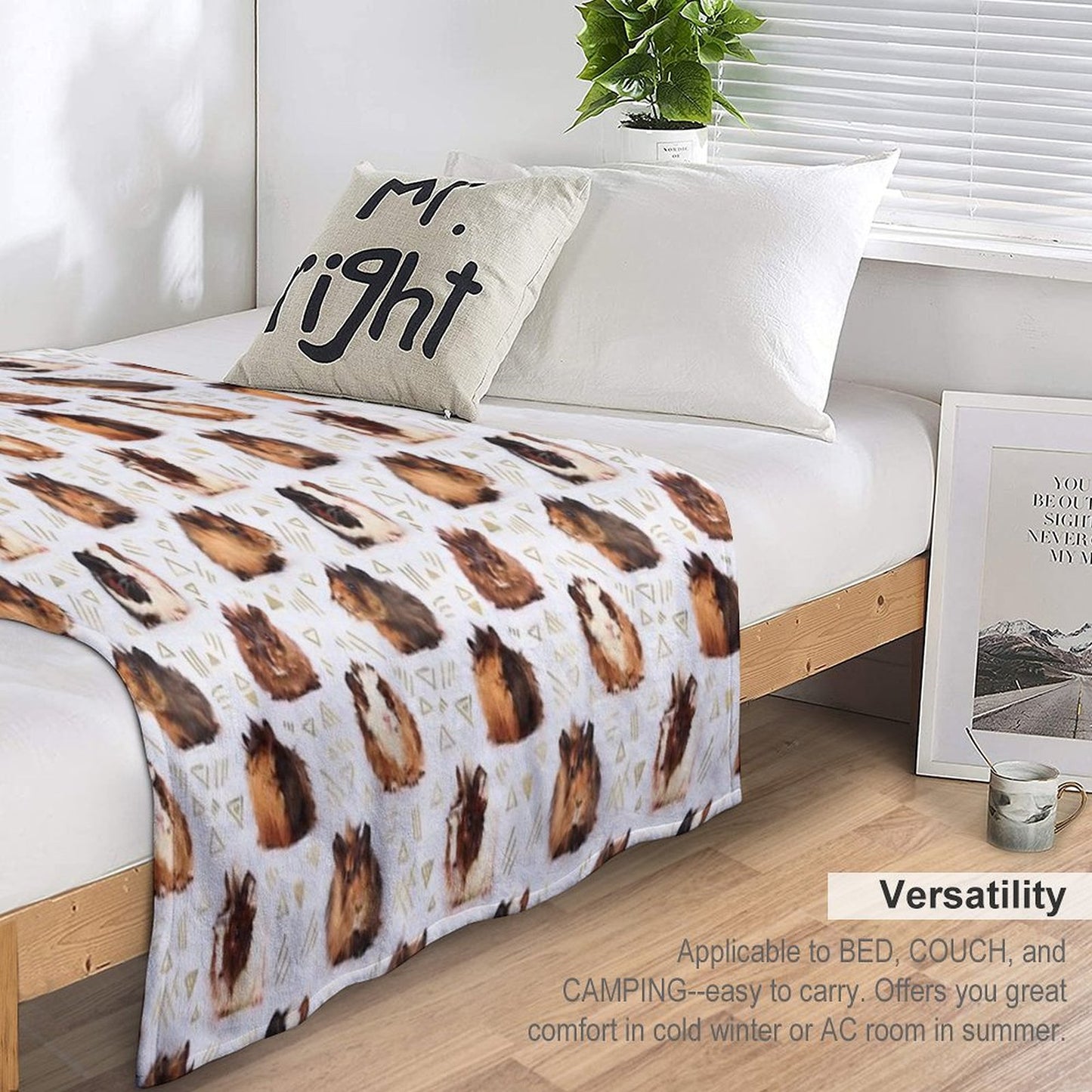 The Essential Guinea Pig Throw Blanket
