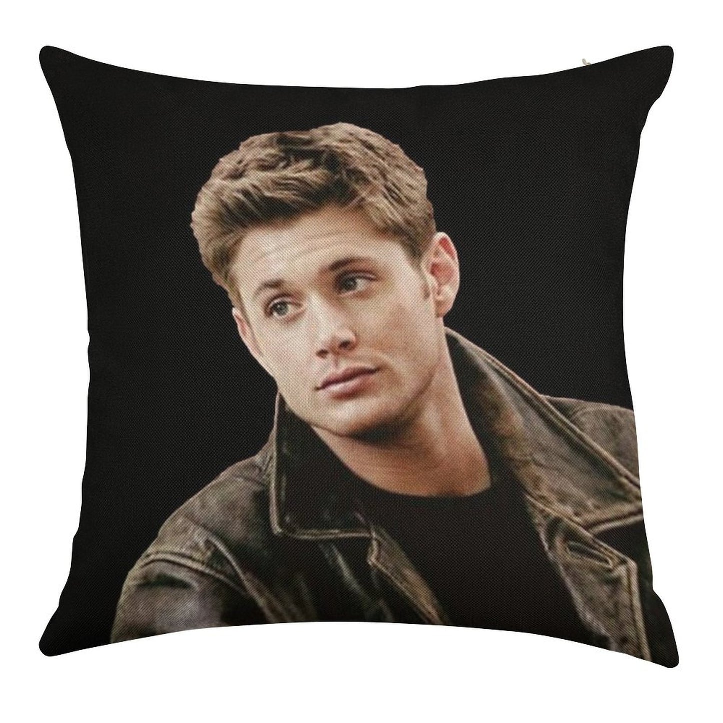 Dean Winchester Supernatural Linen Throw Pillow Cover