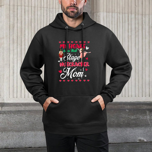 Nutcracker Mom Love Ballet Dance Mom Christmas Gifts Colorfast Hoodie