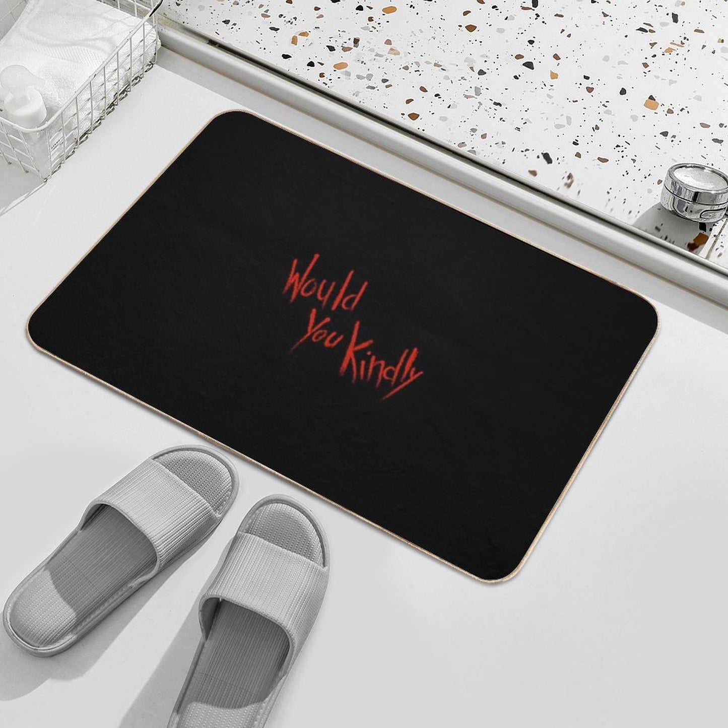Would You Kindly Bath Mat