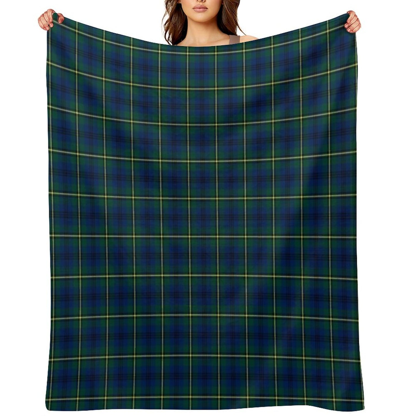 Clan Johnstone Tartan Throw Blanket