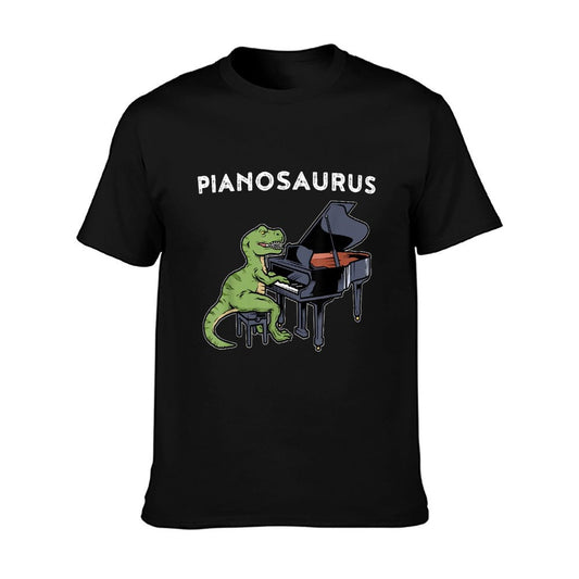 Grand Piano Kids Pianist Gift Dinosaur Music Piano T-Shirt