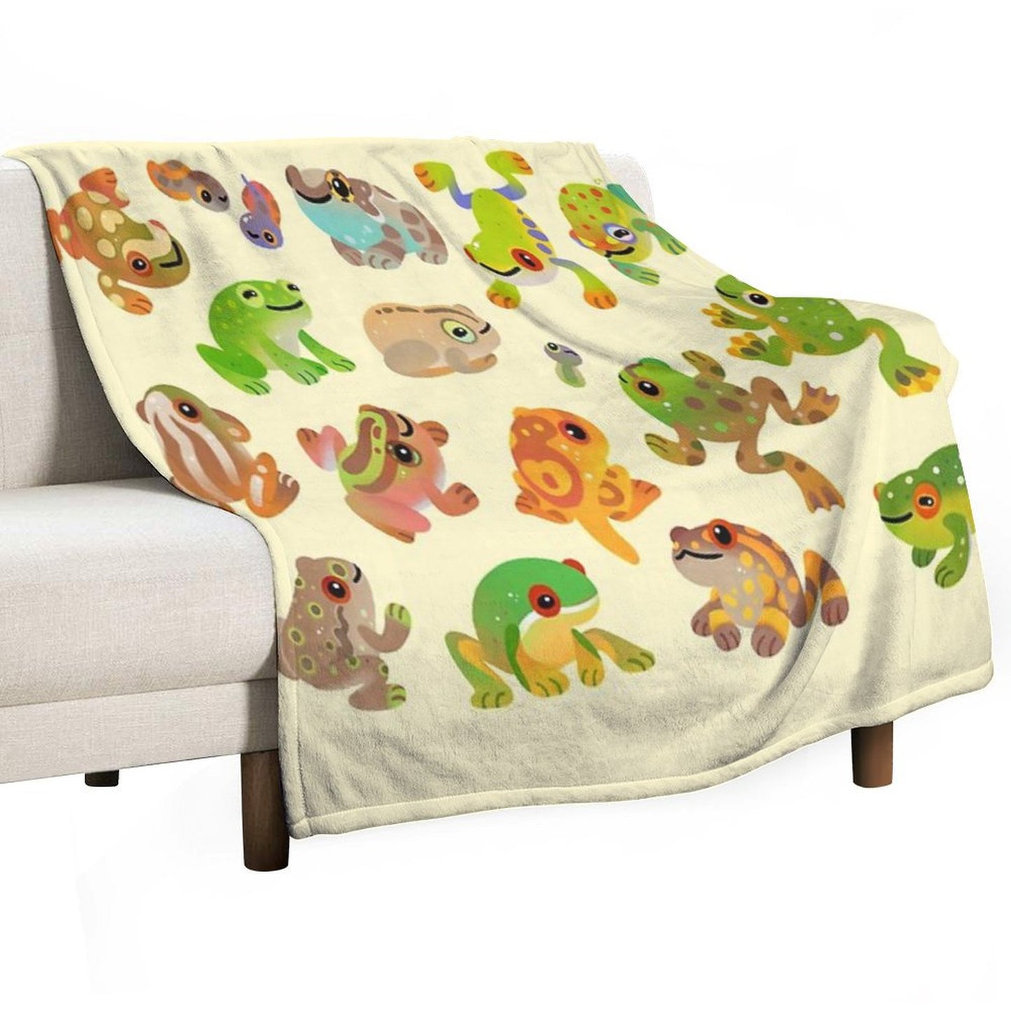 Tree Frog Throw Blanket