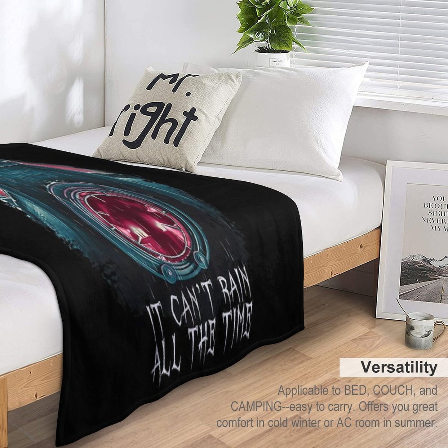 Brandon Lee The Crow Throw Blanket